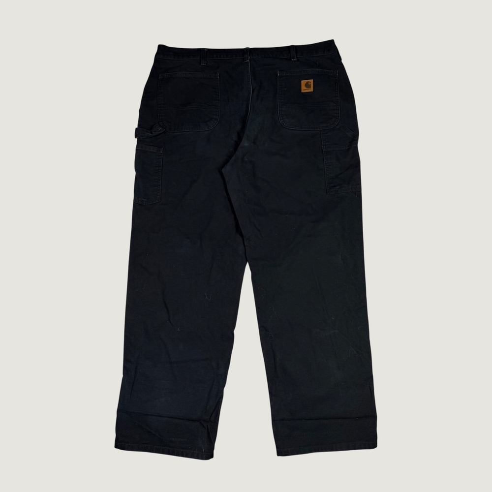 Carhartt B11 BLK Mens Black Canvas Original Dungaree Fit Carpenter Pants 40x32